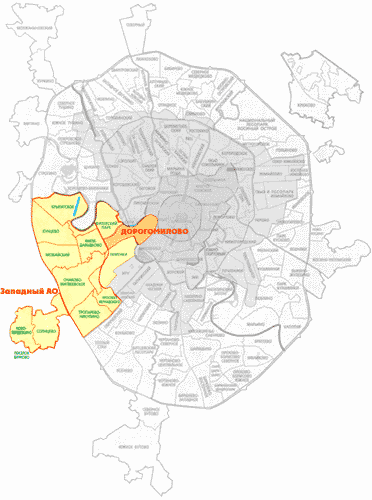 карта Москвы